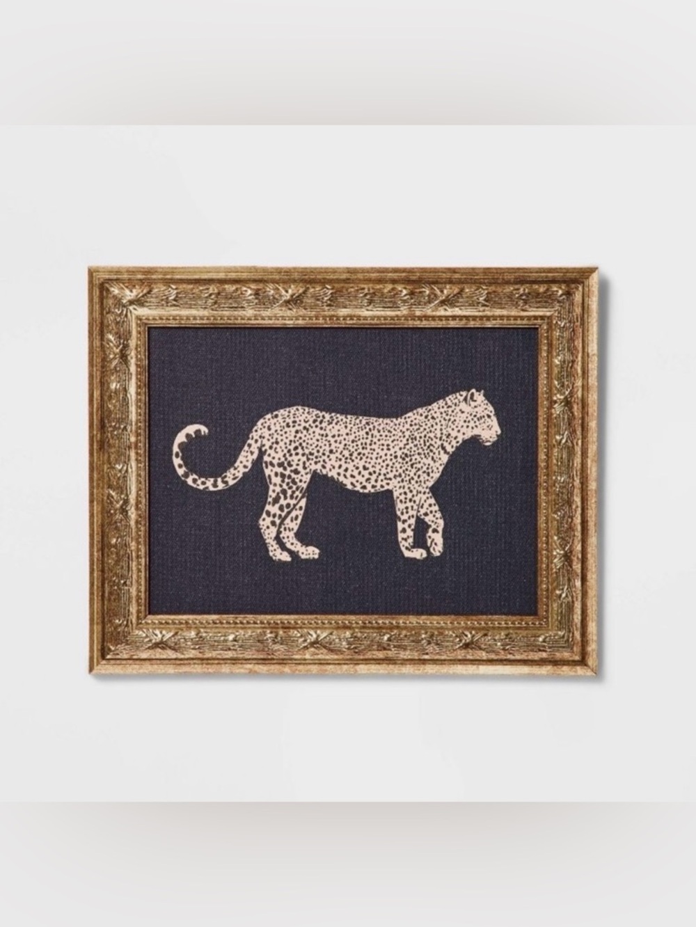 10" x 8" Cheetah Framed Wall Art Canvas - Threshold™ with Studio McGee